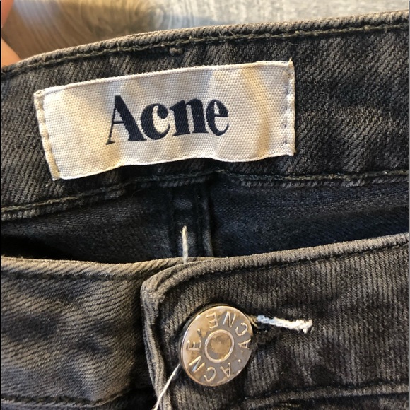Acne Studios Denim - Acne studios flex jeans. Grey cut offs